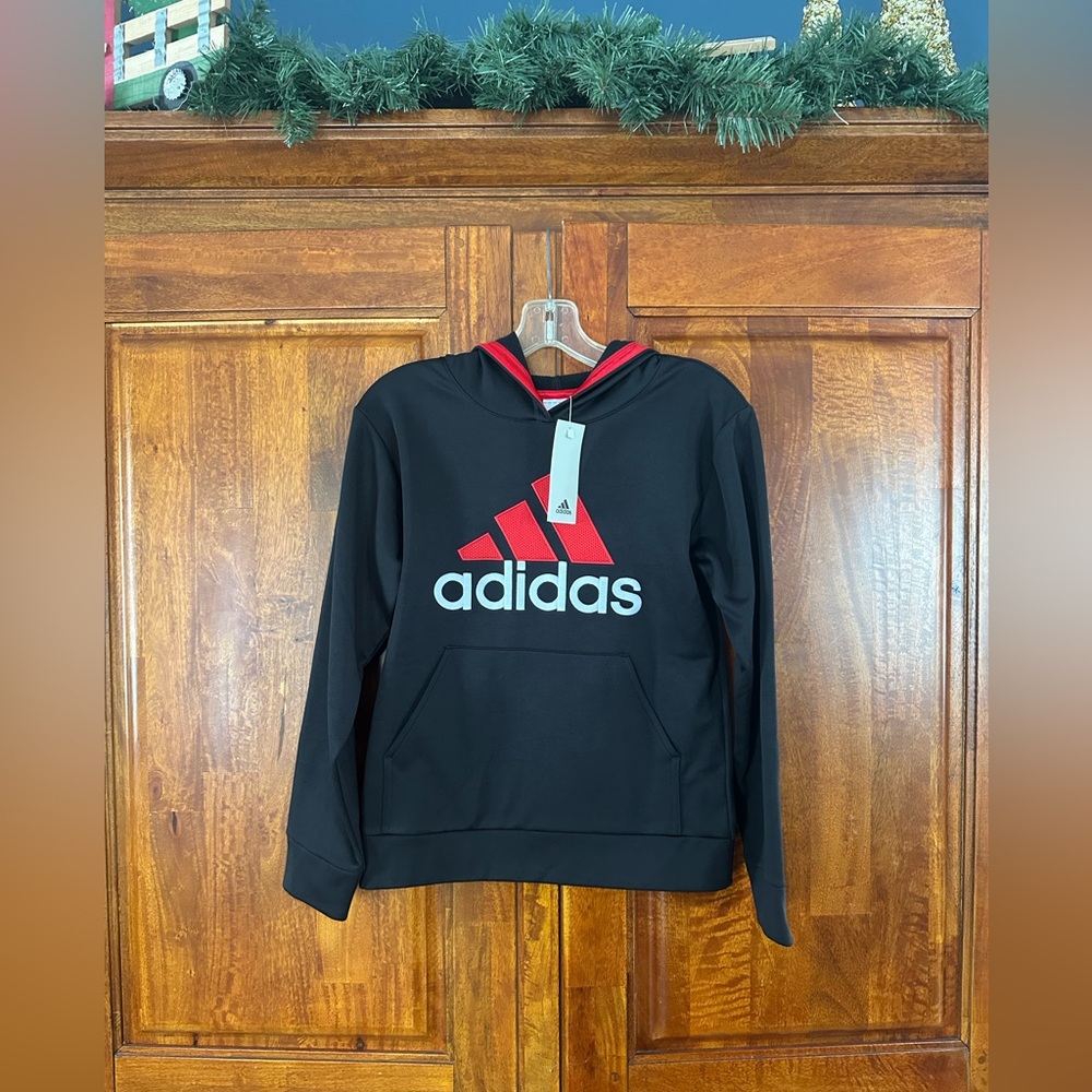 Adidas Black & Red Sweatshirt NWT